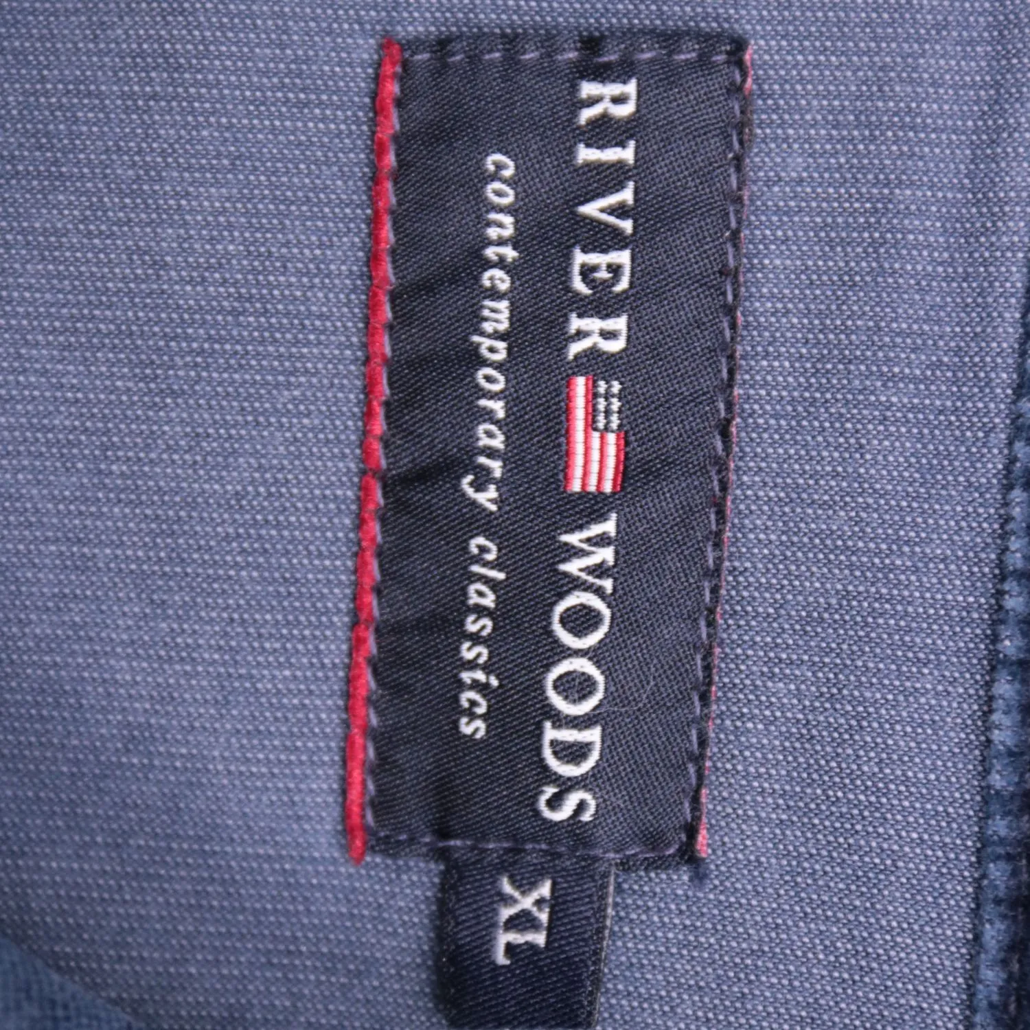Тёмно-синяя куртка River Woods с вышивкой, размер 52 (XL)