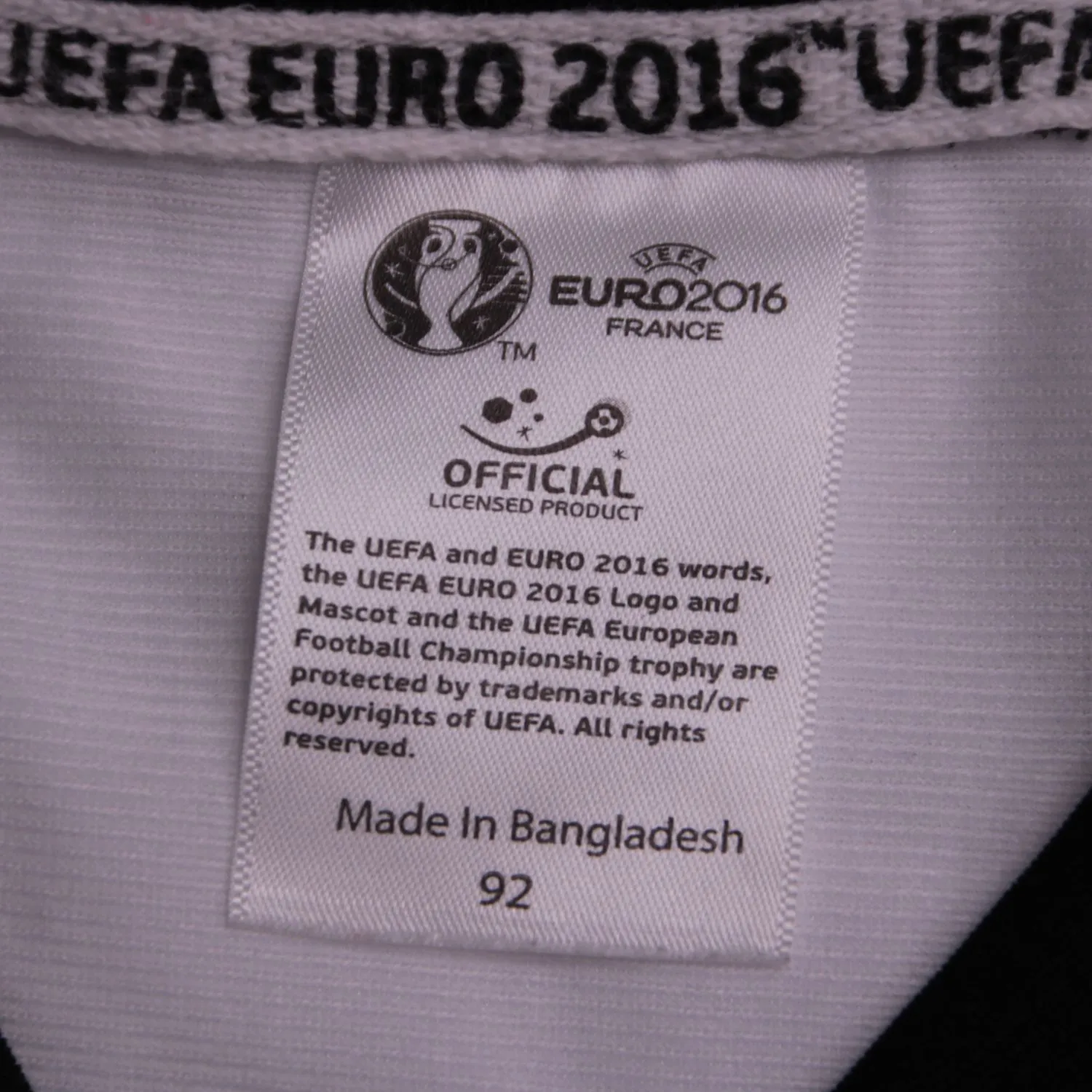 футболка UEFA Euro 2016