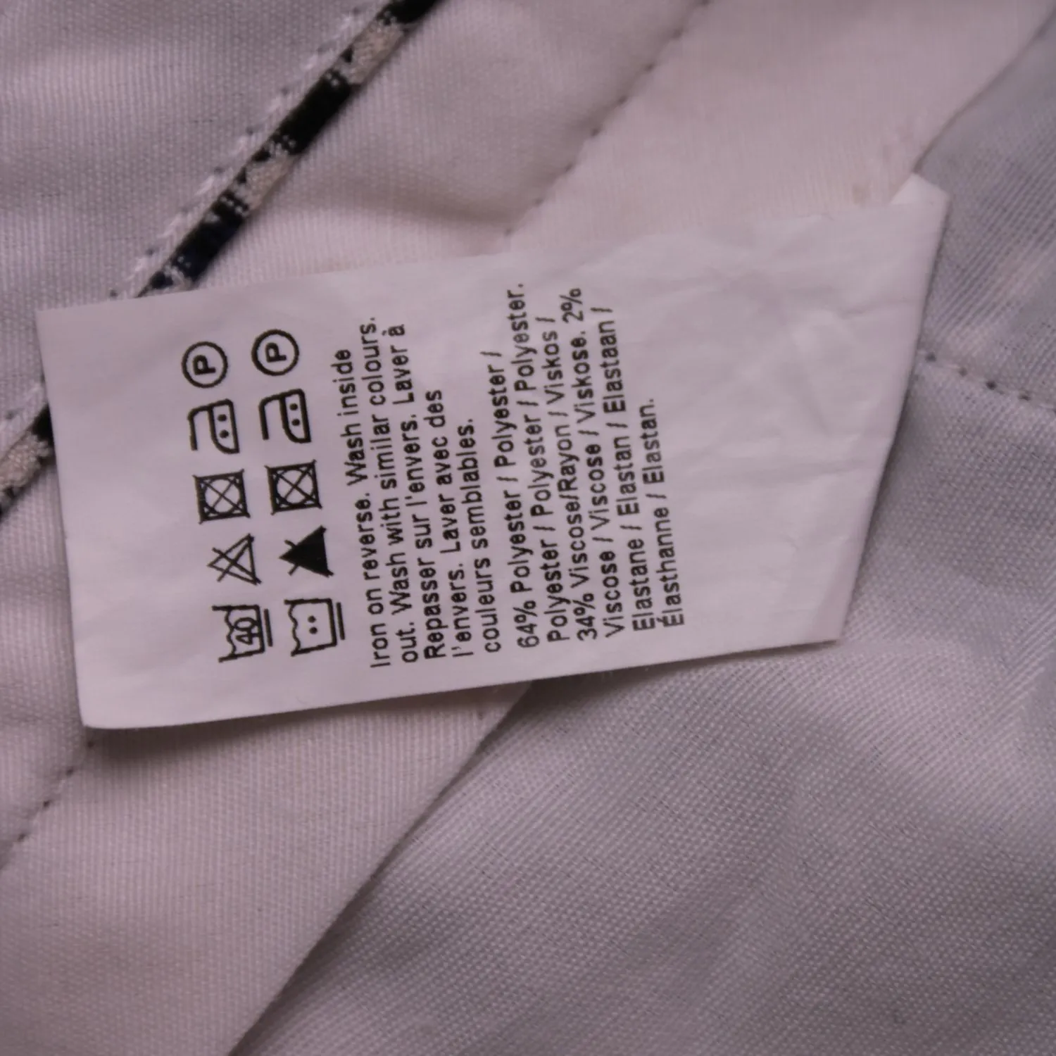 Женские брюки River Island в чёрно-белую клетку, размер 48 (L)